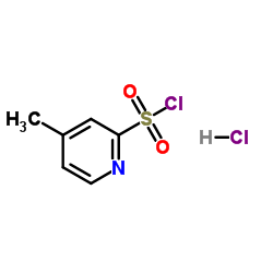 4-Methyl-2-pyridinesulfonyl chloride hydrochloride (1:1)结构式
