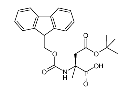 Fmoc-α-Me-D-Asp(OtBu)-OH structure