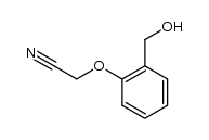 [2-(hydroxymethyl)phenoxy]acetonitrile Structure