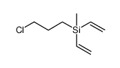 (3-chloropropyl)methyldivinylsilane Structure