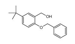 (2-(苄氧基)-5-(叔丁基)苯基)甲醇结构式