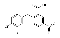 2-(3,4-dichlorobenzyl)-5-nitrobenzoic acid Structure