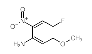 4-氟-5-甲氧基-2-硝基苯胺结构式
