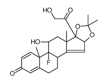 14,15-Dehydro Triamcinolone Acetonide Structure