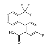 5-fluoro-2-[2-(trifluoromethyl)phenyl]benzoic acid结构式