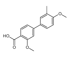 2-methoxy-4-(4-methoxy-3-methylphenyl)benzoic acid结构式