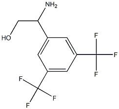 2-AMINO-2-[3,5-BIS(TRIFLUOROMETHYL)PHENYL]ETHAN-1-OL Structure
