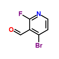 4-溴-2-氟-3-吡啶甲醛结构式