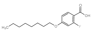 2-FLUORO-4-N-OCTYLOXYBENZOIC ACID Structure
