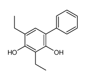 [1,1-Biphenyl]-2,4-diol,3,5-diethyl-(9CI) Structure
