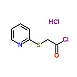 (2-Pyridinylsulfanyl)acetyl chloride hydrochloride (1:1) Structure
