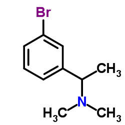 1-(3-Bromophenyl)-N,N-dimethylethanamine Structure