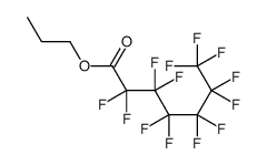 propyl 2,2,3,3,4,4,5,5,6,6,7,7,7-tridecafluoroheptanoate Structure