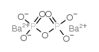 barium(2+),phosphonato phosphate结构式