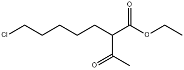 2-乙酰基-7-氯-庚酸乙酯结构式