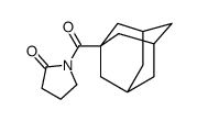 1-(金刚烷-1-羰基)吡咯烷-2-酮结构式