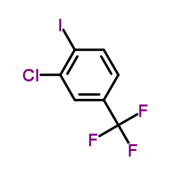 2-Chloro-1-iodo-4-(trifluoromethyl)benzene Structure