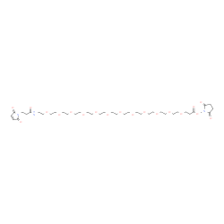 马来酰亚胺-PEG12-NHS酯结构式