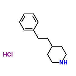 4-(2-Phenylethyl)piperidine hydrochloride (1:1) Structure