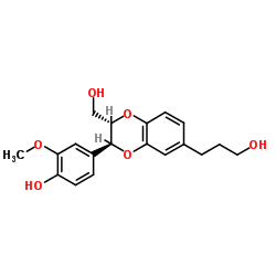 4',9,9'-Trihydroxy-3'-methoxy-3,7'-epoxy-4,8'-oxyneolignan Structure