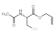 N-乙酰-L-半胱氨酸烯丙基酯结构式