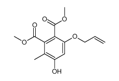 Dimethyl 5-Hydroxy-6-methyl-3-(2-propenyloxy)phthalate Structure
