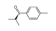 Isopropyl-p-tolylsulfoxid Structure