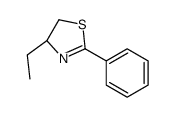 (4R)-4-ethyl-2-phenyl-4,5-dihydro-1,3-thiazole结构式