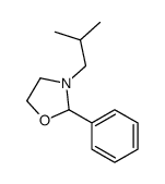 3-(2-methylpropyl)-2-phenyl-1,3-oxazolidine Structure