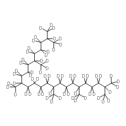 角鲨烷-D62结构式