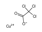 copper(II) trichloroacetate Structure