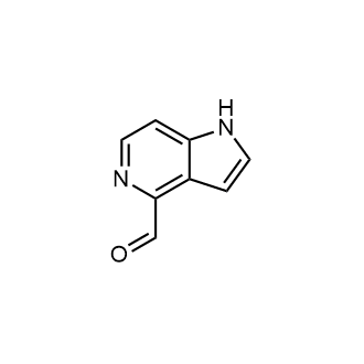 1H-吡咯并[3,2-c]吡啶-4-甲醛结构式