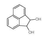 1,2-Acenaphthylenediol, 1,2-dihydro-结构式