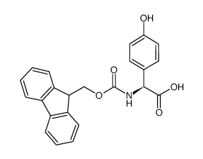 (S)-2-(((((9H-芴-9-基)甲氧基)羰基)氨基)-2-(4-羟基苯基)乙酸图片