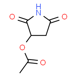 2,5-Pyrrolidinedione,3-(acetyloxy)-(9CI) Structure