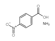 Ammonium 4-nitrobenzoate 2-hydrate structure