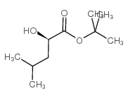 tert-Butyl (R)-2-hydroxy-4-methylpentanoate Structure