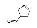 3-Cyclopentene-1-carbaldehyde结构式