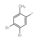 4,5-dibromo-2-fluorotoluene Structure