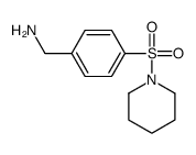 4-(1-哌啶基磺酰基)苯甲胺结构式
