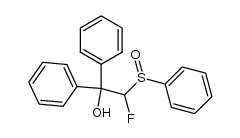 2-fluoro-1,1-diphenyl-2-(phenylsulfinyl)ethanol结构式