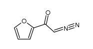 2-oxo-2-(furan-2-yl)diazoethane结构式