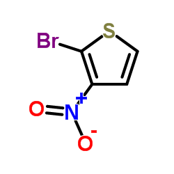 2-溴-3-硝基噻吩结构式