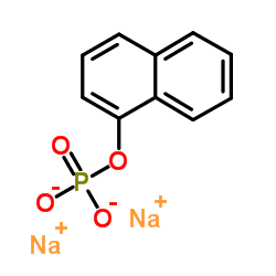 Disodium 1-naphthyl phosphate structure
