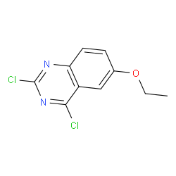2,4-二氯-6-乙氧基喹唑啉结构式