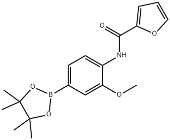 3-甲氧基-4-(呋喃-2-基甲酰胺基)苯硼酸频哪醇酯图片