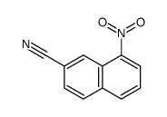 2-Cyano-8-nitronaphthalene structure