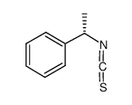 (S)-(+)-1-苯乙基异硫氰酸酯结构式