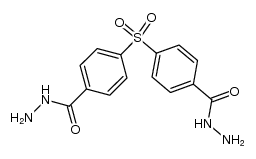 p,p'-dihydrazinocarbonyl diphenylsulphone Structure