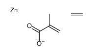 2-甲基丙烯酸、乙烯的聚合物锌盐结构式